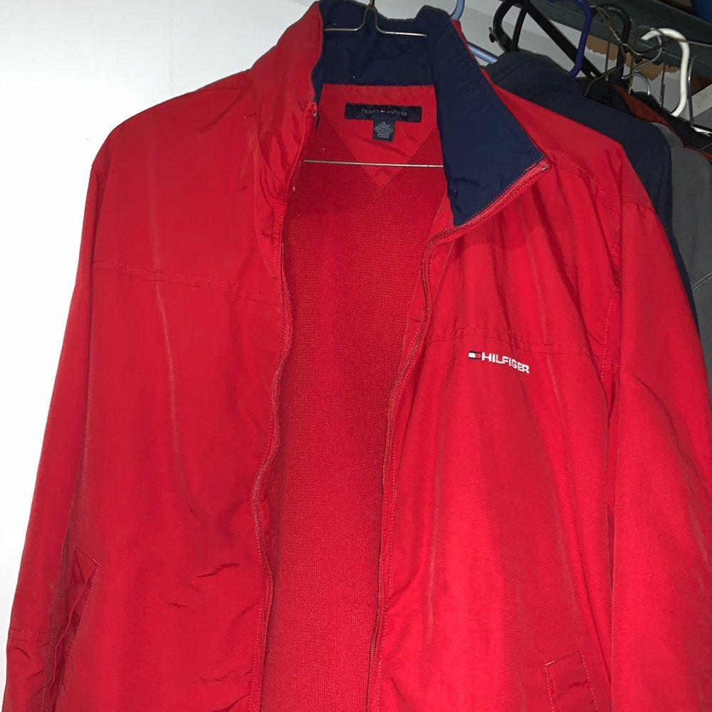 Tommy Hilfiger red windbreaker